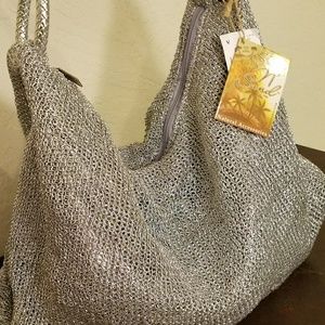 Sun N Sand silver handbag